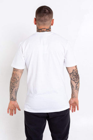 Orange Logo Bookey Classic T-Shirt - White - Bookey Clothing - Streetwear