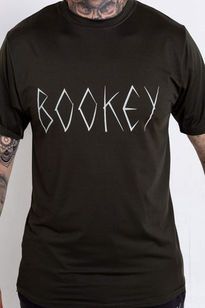 Bookey Lux statement T-Shirt - Army Green - Bookey Clothing - Streetwear