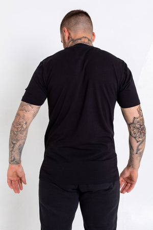 'B' Checkered T-Shirt - Black - Bookey Clothing - Streetwear