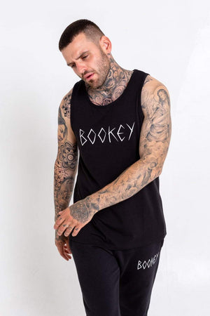 Bookey Statement Vest - Black Mens Fit - Bookey Clothing - Streetwear