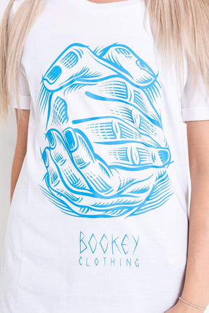 Together T-Shirt - White Womens Fit - Bookey Clothing - Streetwear