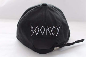 Black Bookey illustrated Peak Cap - Bookey Clothing - Streetwear